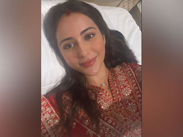 Rakul Preet Singh celebrates her first Karwa Chauth while on bed rest