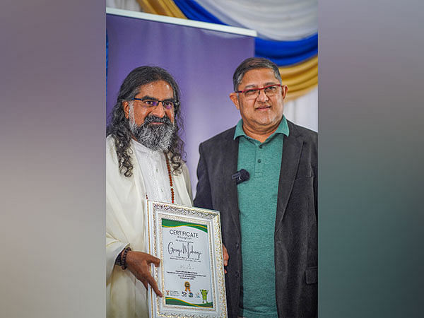 Mohanji honoured with Environmental Recognition by Deputy Minister Narend Singh of South African Government