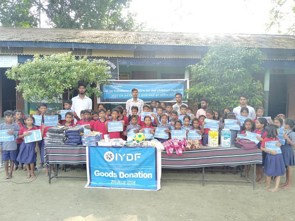 IYDF and Fartilaizer Store Bring Hope and Support to Assam's Khajuabil LP School Children