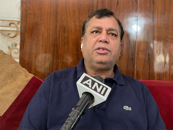 Producer Ram Kumar Pal offers prayers at Hanuman Garhi temple in Ayodhya