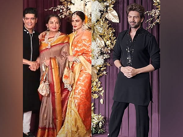 From Rekha, Shabana Azmi to Kartik Aaryan, check out who all attended Manish Malhotra's Diwali party