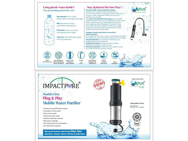 Kalki Ecosphere Launches Next Gen Impactpure, The World's First Plug and Play Water Purifier