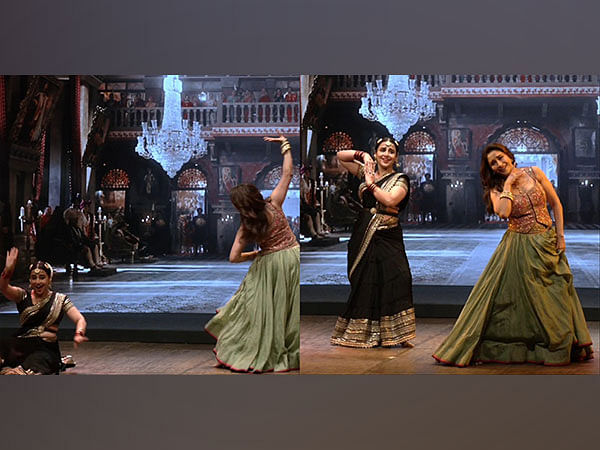 Vidya Balan falls on stage during 'Ami Je Tomar 3.0' performance, continues dancing with poise