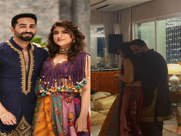 Ayushmann, Tahira's romantic dance to 'Maan Meri Jaan' song at Diwali bash leave fans in awe