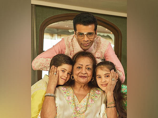 Diwali 2024: Karan Johar shares fam-jam picture with mother Hiroo, kids Yash, Roohi