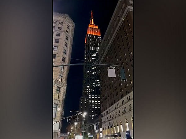 Empire State Building in New York lights up with Diwali wishes