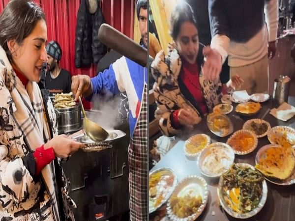 Sara Ali Khan proves she's a big-time foodie as she celebrates Diwali with good food during Kedarnath trip