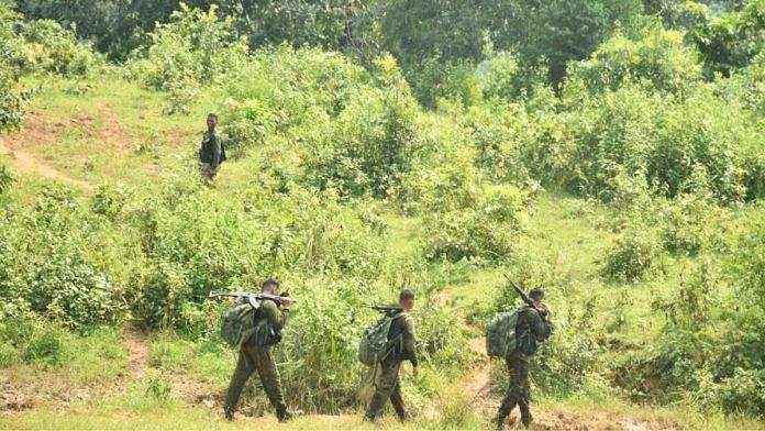 Security forces in the Abujhmad forests of Chhattisgarh | By special arrangement