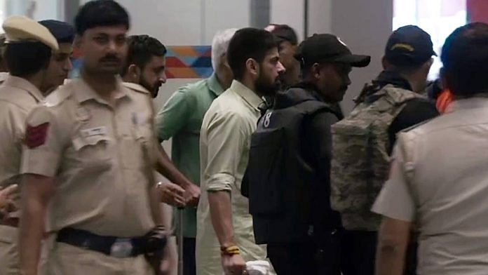 Gangster Lawrence Bishnoi is brought to Delhi by the Gujarat Police in May 2023 | Photo: ANI