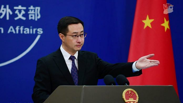 File photo of Chinese foreign ministry spokesperson Lin Jian | X@EmbChinaMex