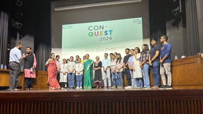 Conquest1 ConQuest, India's premier national quiz on history, politics, and the Constitution, was held at the National Law University (NLU) in Dwarka, Delhi. | ThePrint