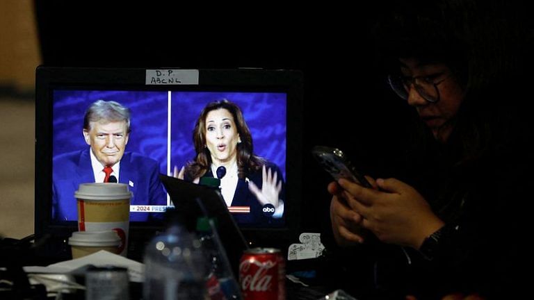 Harris, Trump in dead heat across swing states in Washington Post poll