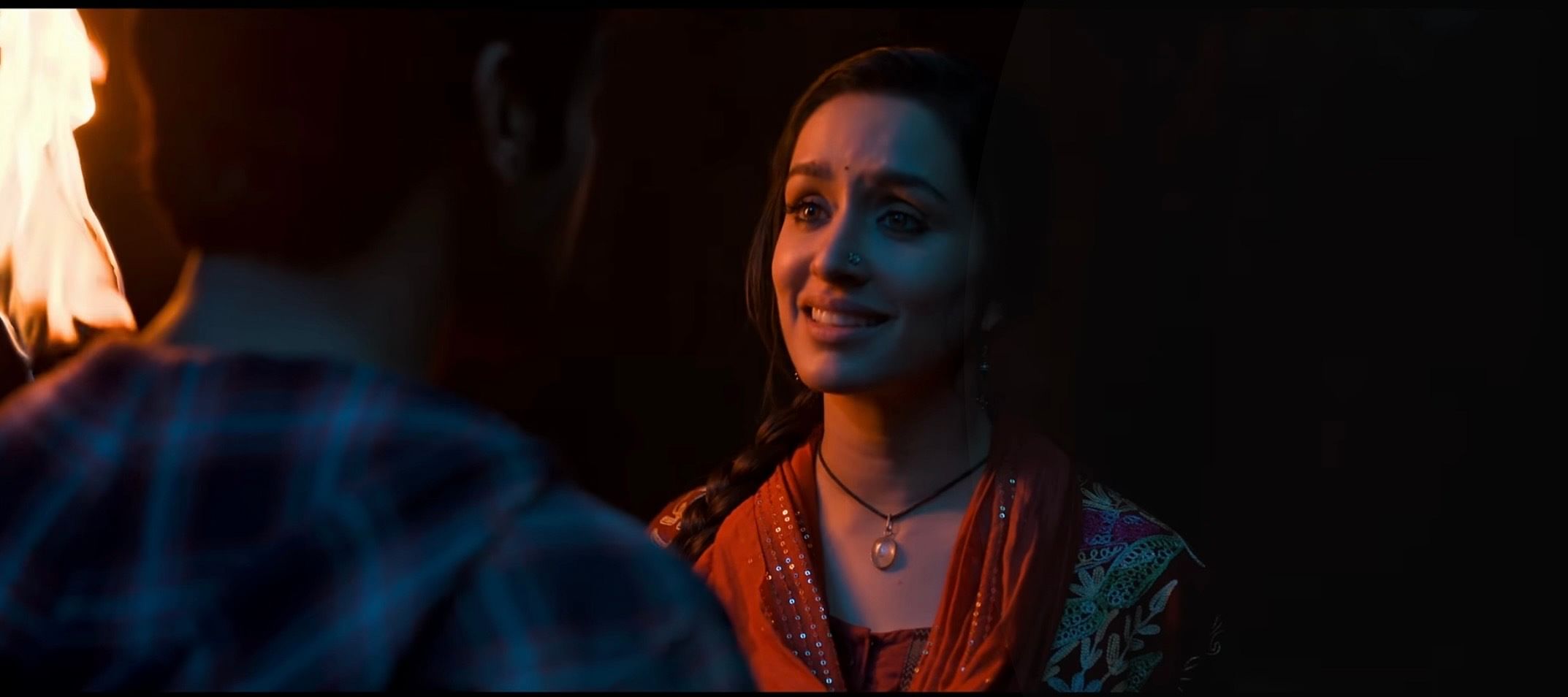 Shraddha Kapoor as Vicky's unnamed love interest in Stree 2 | YouTube screengrab