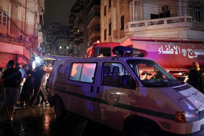 Lebanon's Health Ministry reported 22 people killed and 117 wounded | Reuters