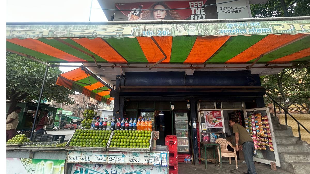 Ganesh Kumar Gupta has rebuilt his juice shop after taking loans | Zenaira Bakhsh | ThePrint