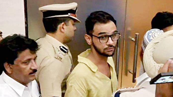 Umar Khalid being released from Tihar Jail in December 2022 after he was granted interim bail for seven days to attend his sister’s marriage | Photo: ANI