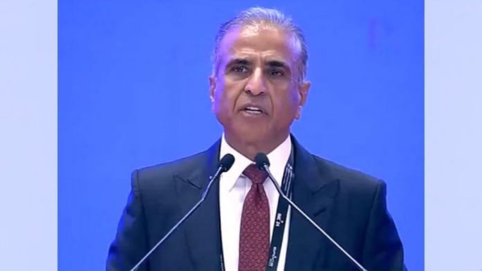 Bharti Enterprises Chairman Sunil Bharati Mittal speaking at the inauguration of the International Telecommunication Union-World Telecommunication Standardization Assembly (WTSA) 2024 | ANI