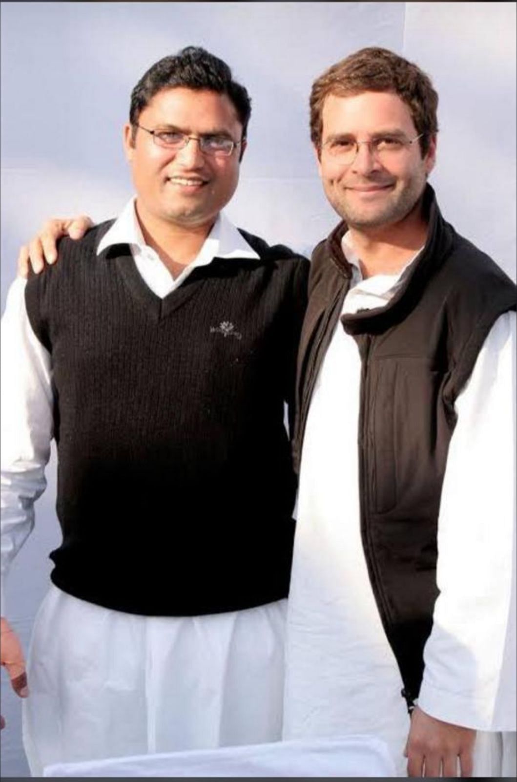 Ashok Tanwar with Rahul Gandhi | By special arrangement