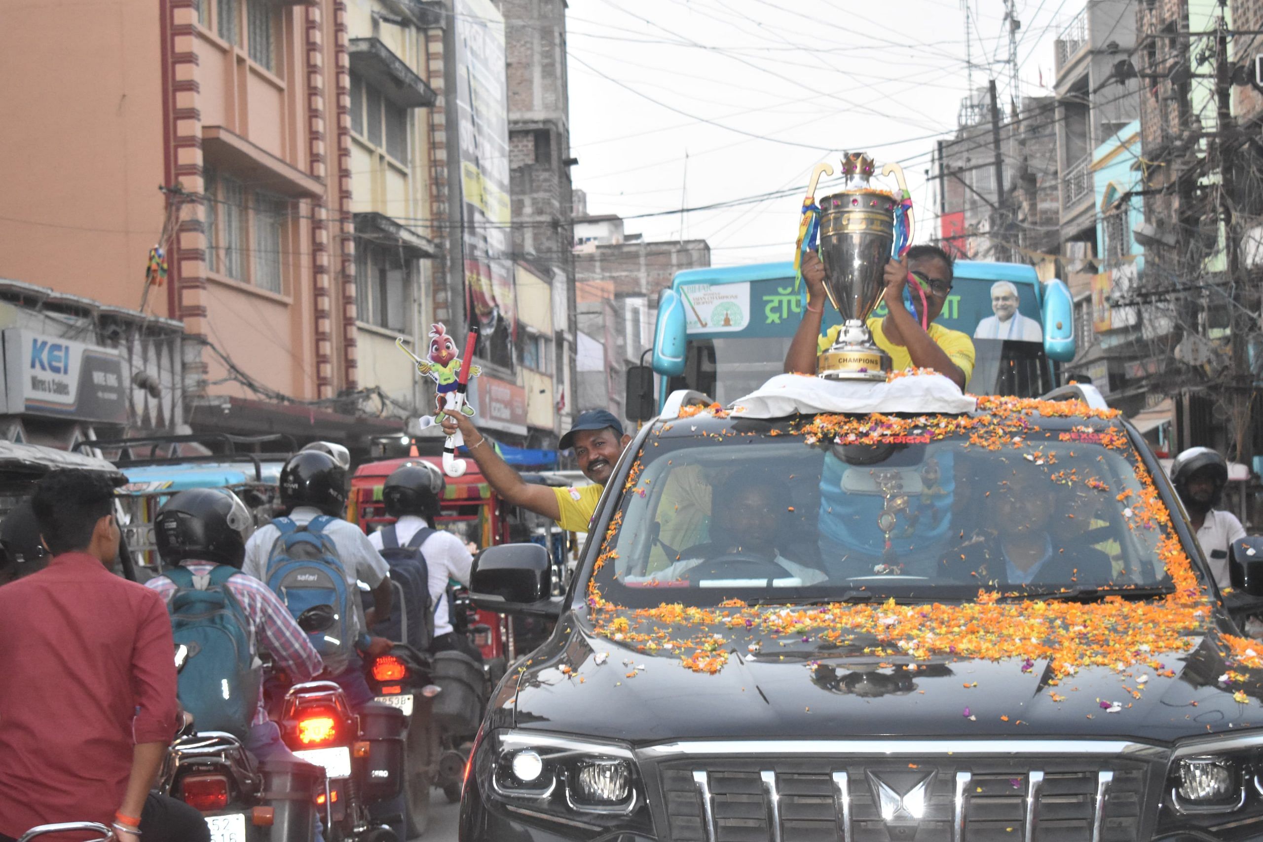 Trophy for 2024 women's Asian hockey championship stops at Lakhisarai