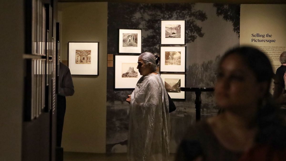 Swapna Liddle at a photo exhibit by DAG | Photo: Manisha Mondal, ThePrint