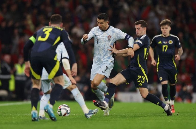 SoccerPortugal close in on Nations League quarters with Scotland draw