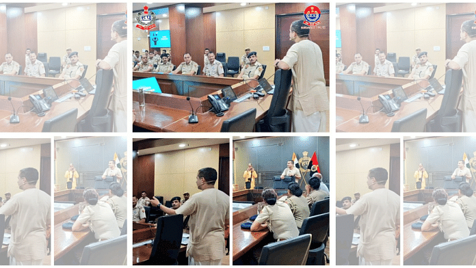 Pictures shared by Gurugram Police from the session held on 21 October | X/@gurgaonpolice