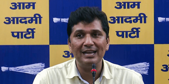 Delhi Minister and Aam Aadmi Party (AAP) leader Saurabh Bharadwaj | File Photo | ANI