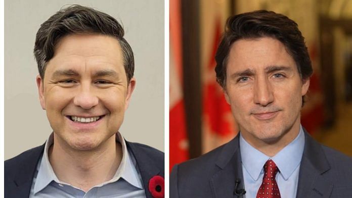 Pierre Poilievre (left) and Justin Trudeau (right) | Wikimedia Commons