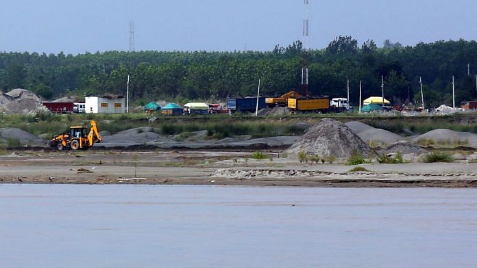 A mining site in the Pobari village of Yamunanagar | Suraj Singh Bisht | ThePrint