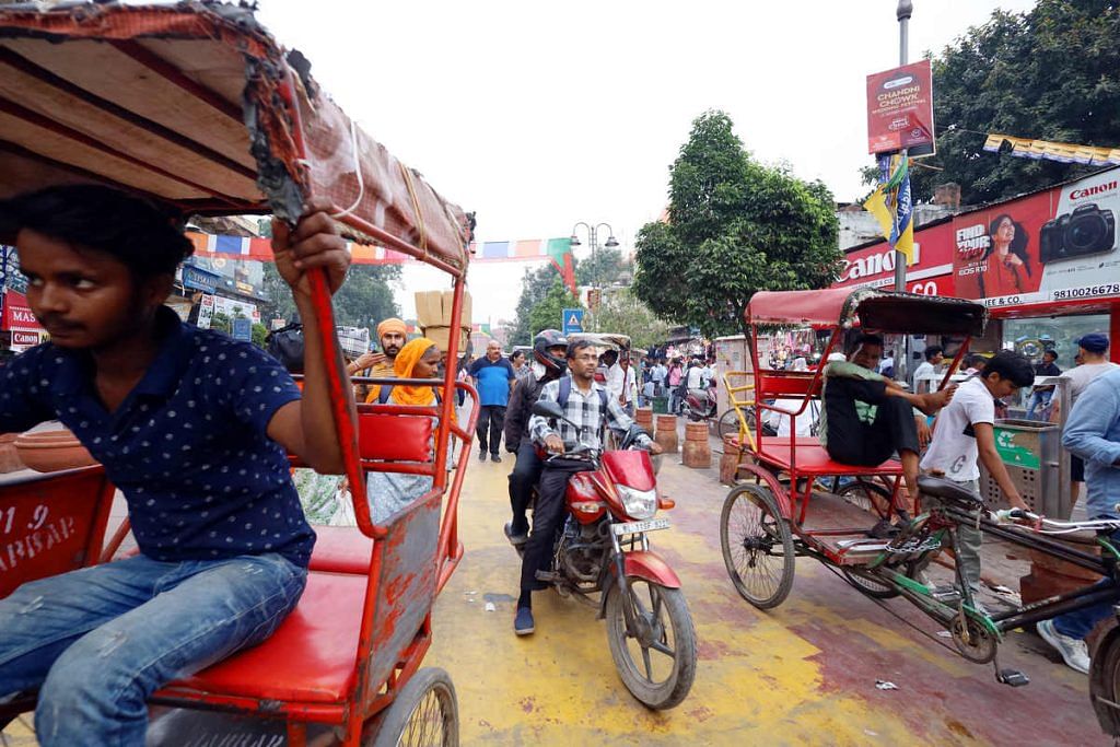 Chandni Chowk traffic 