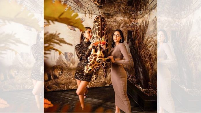 Ophelia’s safari-themed washroom has a 3-D giraffe protruding from the walls. | By special arrangement