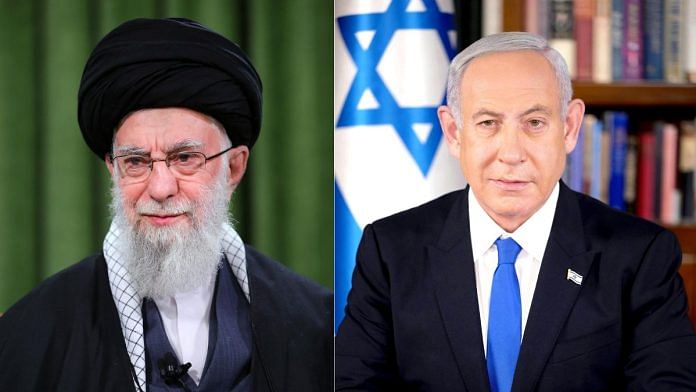 File photos of Iran’s Ali Khamenei and Israel’s Benjamin Netanyahu | Commons