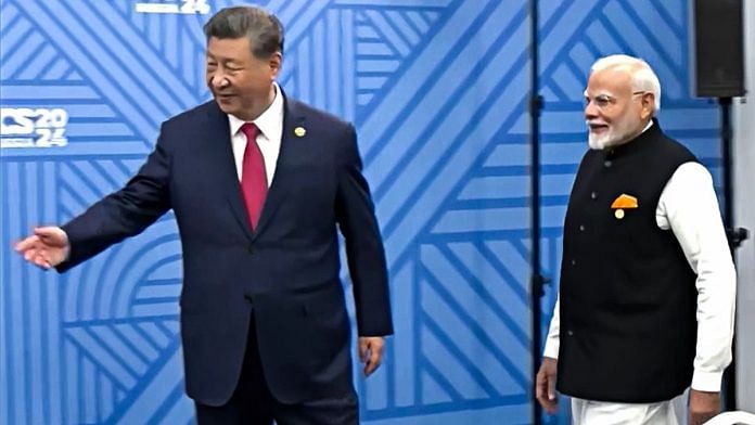 File photo of PM Modi and President Xi Jinping at the BRICS Summit | ANI