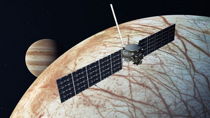 NASA's Europa Clipper spacecraft, one of the largest NASA missions in size | X: @NASA