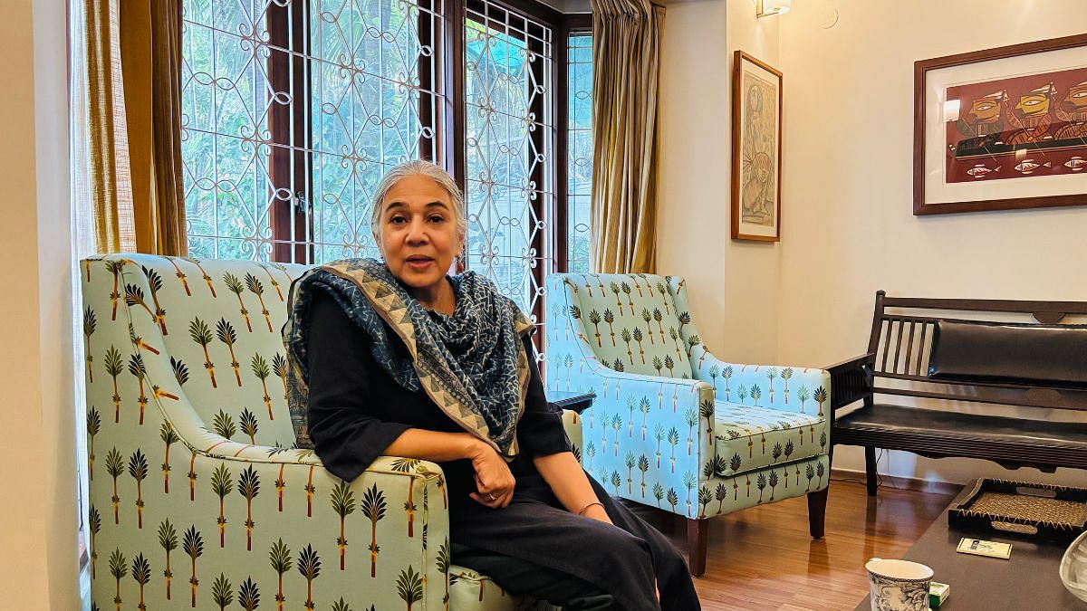 Swapna Liddle at her house in Delhi. She is as comfortable in the air conditioned cafeterias of Khan Market as she is under the blazing sun, decoding inscriptions on monuments | Photo: Vandana Menon, ThePrint