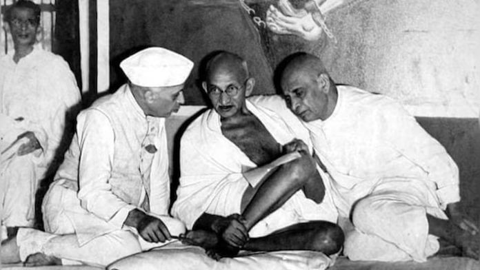 Nehru, Gandhi and Patel | commons