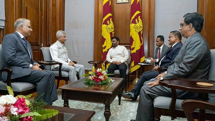 External Affairs Minister S Jaishankar met Sri Lankan President Anura Kumara Dissanayake, in Colombo on Friday | ANI