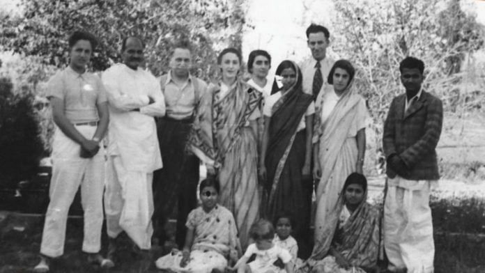 Kundanlal with Jewish people he brought from Vienna to Ludhiana. He was in Nazi-era Vienna for a medical procedure when he found out about the plight of Jews in the city