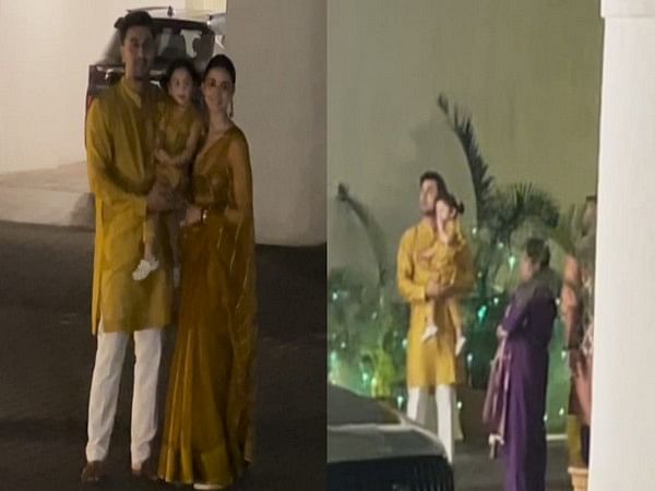 Alia Bhatt, Ranbir Kapoor celebrate Diwali with little daughter Raha in matching 'golden' outfits