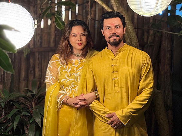 Randeep Hooda, Lin Laishram celebrate their first Diwali as 'Mr and Mrs', shares pictures