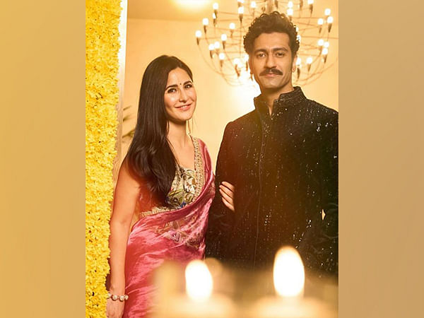 Katrina Kaif, Vicky Kaushal light up Diwali with stunning traditional looks!