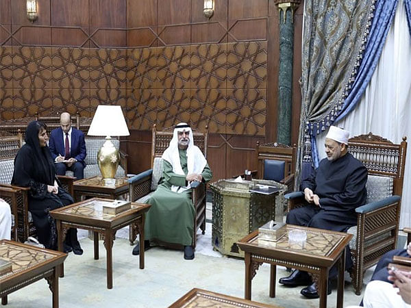 Nahyan bin Mubarak meets Grand Imam of Al-Azhar, reaffirms UAE's commitment to promoting peace, co-existence