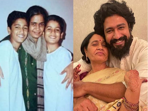 Vicky Kaushal shares adorable throwback photo on mom Veena's birthday, leaves fans in splits with his caption