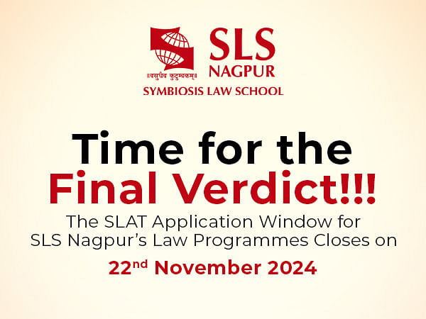 Final Call: SLAT Application Window for SLS Nagpur's Law Programmes Closes on 22nd November