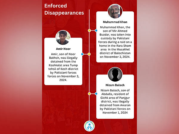  Pakistani Forces detain three men amid ongoing enforced disappearances