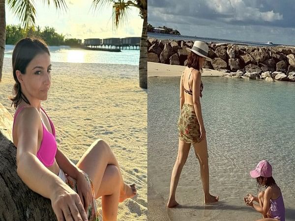 Soha Ali Khan drops candid beach fun with daughter Inaaya on Maldives vacation 