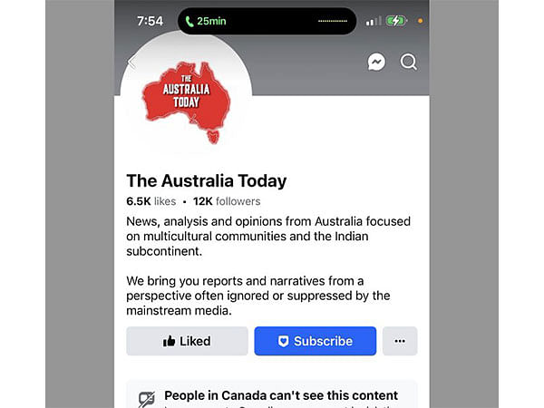 Blocked by Canada, 'The Australia Today' says will 