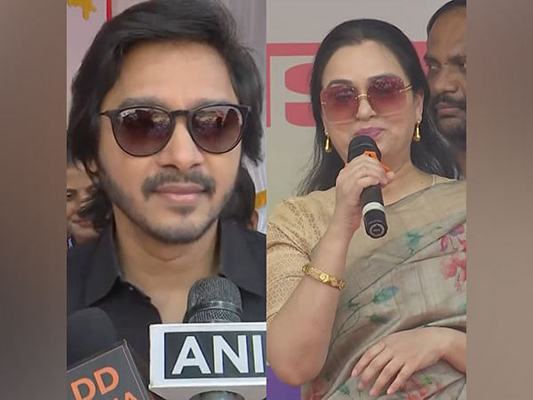 Padmini Kolhapure, Shreyas Talpade urge people to vote in Maharashtra Assembly elections