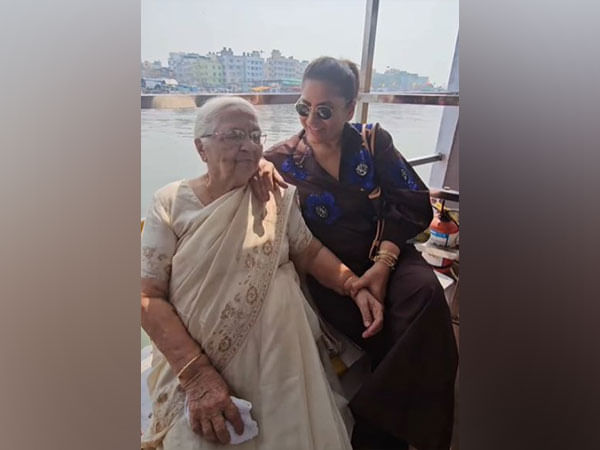 Archana Puran Singh shares adorable video of her 94-year-old mother taking a ferry trip 