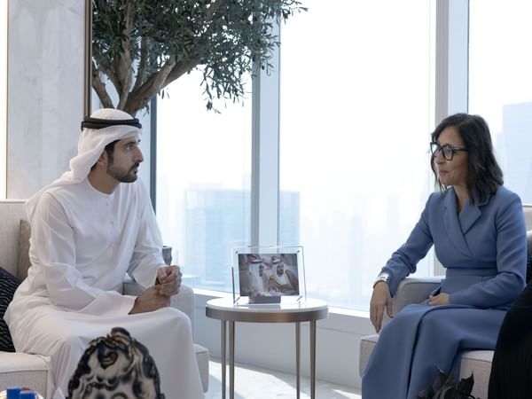 Hamdan bin Mohammed meets with CEO of X Corp